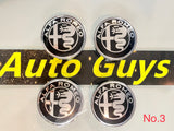 New! Set of 4 Alfa Romeo Wheel center cap badge 59mm 60mm