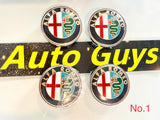 New! Set of 4 Alfa Romeo Wheel center cap badge 59mm 60mm