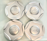 Set of 4 KIA Wheel Center Cap Badge