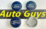4 X 54MM Ford Wheel hub cap badge