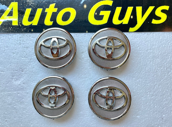4 pieces 56mm Toyota Silver Wheel Center Caps