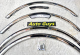 Stainless Steel Slim Style Toyota Hiace Fender Flares Wheel Arch 2008 - 2016