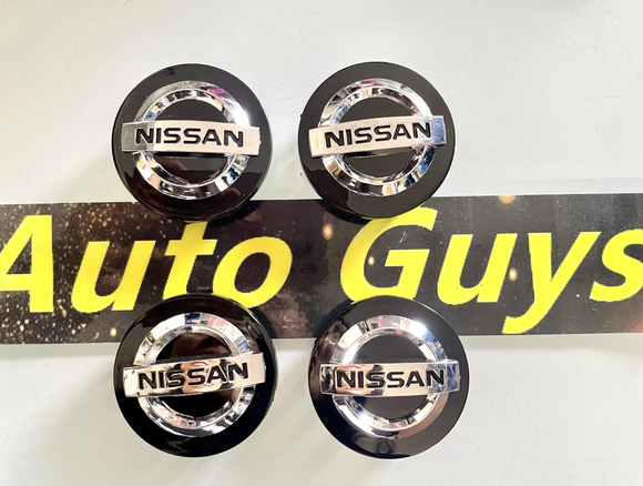 4PCS Nissan Logo Wheel Center Hub Cap Rim