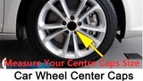Set of 4 Audi Wheel Center Hub Cap Badge alloy wheels 59mm 60mm