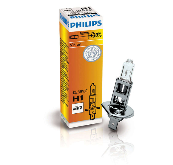 Philips Vision H1 Car Headlight Bulb 12V55W