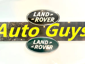 New! Land Rover Grille Badge Oval Sticker 86mm Nameplate