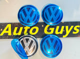 4Pcs 65mm Volkswagen Wheel Centre hub Cap Badges