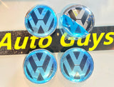 4Pcs 65mm Volkswagen Wheel Centre hub Cap Badges