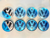 4Pcs 65mm Volkswagen Wheel Centre hub Cap Badges