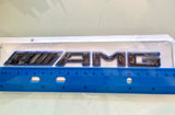 AMG Sticker Emblem Red & Blue & Silver badge trunk lid Mercedes Benz Badge