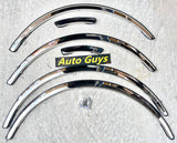 Stainless Steel Slim Style Toyota Hiace Fender Flares Wheel Arch 2008 - 2016