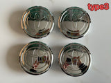 4 Pieces 56mm 57mm Toyota Silver/Black/Matt Black Wheel Center Caps Cap Badge