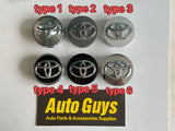 4pcs 61mm 62mm TOYOTA  logo car Wheel Center Hub Caps badge
