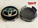 4pcs 61mm 62mm TOYOTA  logo car Wheel Center Hub Caps badge