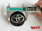 4pcs 61mm 62mm TOYOTA  logo car Wheel Center Hub Caps badge