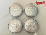 4 Pieces 59mm 60mm Toyota Black Silver Red Wheel Center Caps Cap Badge