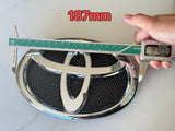 Toyota Badge Silver/Black 120mm 130mm 140mm 150mm 160mm 170mm 57mm