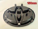 Toyota Badge Silver/Black 120mm 130mm 140mm 150mm 160mm 170mm 57mm