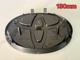 Toyota Badge Silver/Black 120mm 130mm 140mm 150mm 160mm 170mm 57mm