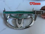 Toyota Badge Silver/Black 120mm 130mm 140mm 150mm 160mm 170mm 57mm