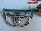 Toyota Badge Silver/Black 120mm 130mm 140mm 150mm 160mm 170mm 57mm