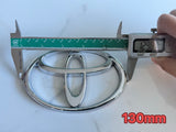 Toyota Badge Silver/Black 120mm 130mm 140mm 150mm 160mm 170mm 57mm