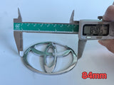 Toyota Badge Silver/Black 120mm 130mm 140mm 150mm 160mm 170mm 57mm