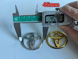 Toyota Badge Silver/Black 120mm 130mm 140mm 150mm 160mm 170mm 57mm