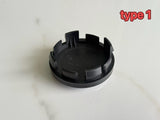 4Pcs 56mm Volkswagen VW Wheel Centre hub Cap Badges Black