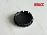 4Pcs 56mm Volkswagen VW Wheel Centre hub Cap Badges Black