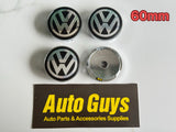 1Pcs 59mm 60mm 62mm Volkswagen VW Wheel Centre Hub Cap Badges Logo