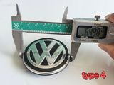 1Pcs 65mm Volkswagen VW Wheel Centre hub Cap Badges Black Blue