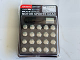Wheel Nuts NUT & LOCK SET M12* 1.5,M12*1.25