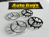1 × Mercedes Benz Steering Wheel Badge Emblem Sticker 50-51mm / 57-58mm