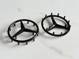 1 × Mercedes Benz Steering Wheel Badge Emblem Sticker 50-51mm / 57-58mm