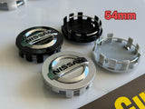 4PCS Nissan Logo Wheel Center Hub Cap Rim badge 54mm 60mm