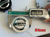 4PCS Nissan Logo Wheel Center Hub Cap Rim badge 54mm 60mm