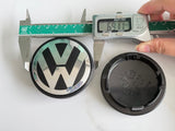 4Pcs 62mm Volkswagen VW Wheel Centre Hub Cap Badges Logo
