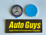 MERCEDES Benz Front Hood Badge Blue 56 MM 57MM LOGO AMG Sticker