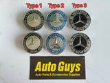Set of 4 New 68mm OEM MERCEDES BENZ Wheel Center Caps Hub Badge