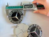 Set of 4 New 68mm OEM MERCEDES BENZ Wheel Center Caps Hub Badge