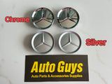 4pc MERCEDES BENZ Badge 63MM WHEEL CENTRE COVER CAP Badge