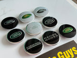 4Pc Land Rover Wheel Center Caps badge 63mm Black Green Silver