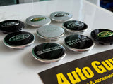4Pc Land Rover Wheel Center Caps badge 63mm Black Green Silver