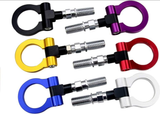 Tow Hook M18 X 2.5 Aluminum Folding Ring Screw Bumper Mount ( Japanese )