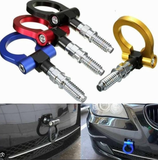 Tow Hook M18 X 2.5 Aluminum Folding Ring Screw Bumper Mount ( Japanese )