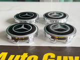 4PCS MERCEDES- BENZ WHEEL CENTER CAPS 59MM 60MM