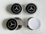 4PCS MERCEDES- BENZ WHEEL CENTER CAPS 59MM 60MM