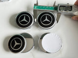 4PCS MERCEDES- BENZ WHEEL CENTER CAPS 59MM 60MM