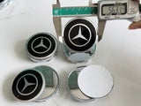 4PCS MERCEDES- BENZ WHEEL CENTER CAPS 59MM 60MM